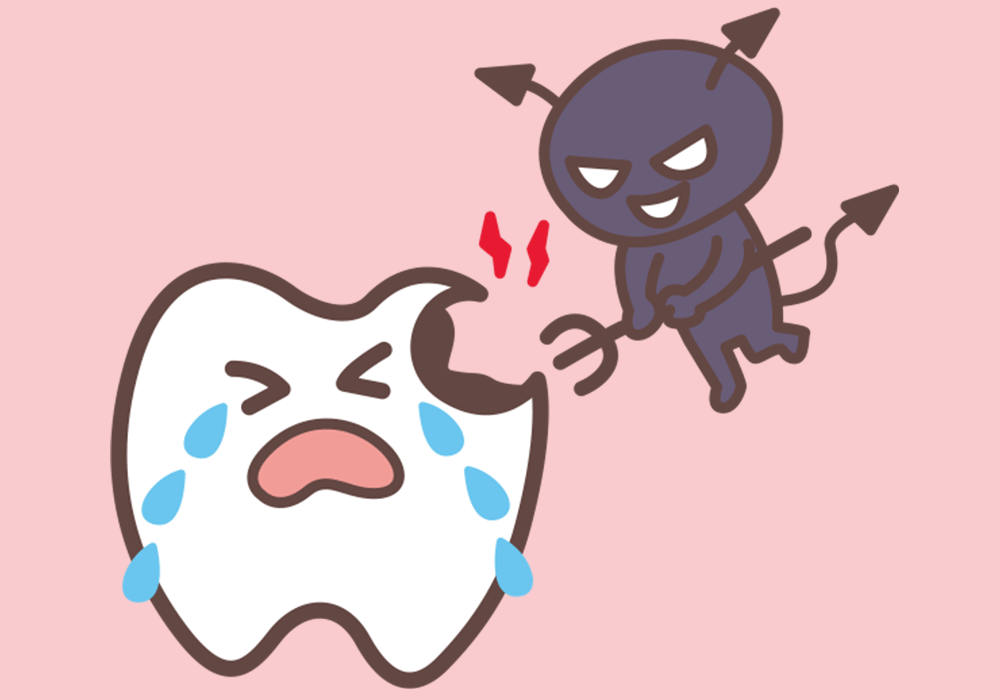 むし歯で欠けてしまった歯